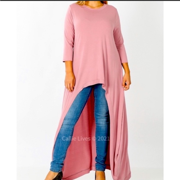 Callie Lives HP Hi Low Tunic Top Size: 3X Callie Lives - Picture 1 of 8